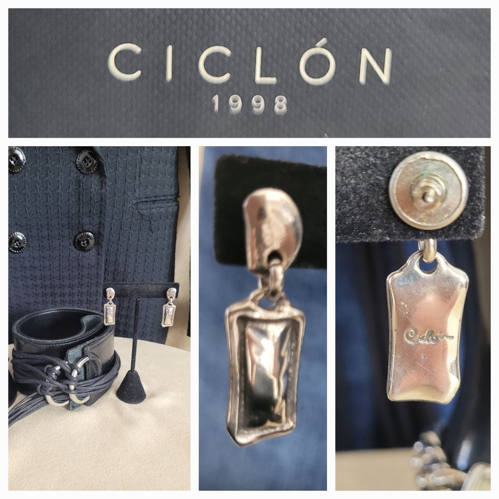 SILVER earrings / New